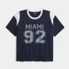 Übergroßes T-Shirt mit Miami-Grafik Übergroßes T-Shirt mit Miami-Grafik