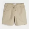 Überknielange Twill-Schlupfshorts Überknielange Twill-Schlupfshorts