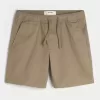 Überknielange Twill-Schlupfshorts Überknielange Twill-Schlupfshorts