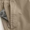 Überknielange Twill-Schlupfshorts Überknielange Twill-Schlupfshorts