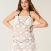 Überwurfkleid mit offener Naht Überwurfkleid mit offener Naht