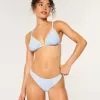 Bestickte, tief sitzende, freche Bikinihose Bestickte, tief sitzende, freche Bikinihose