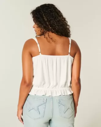 Bluse mit bequemer Cinch-Taille