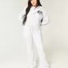 Bootcut-Jogginghose mit Stern-Grafik