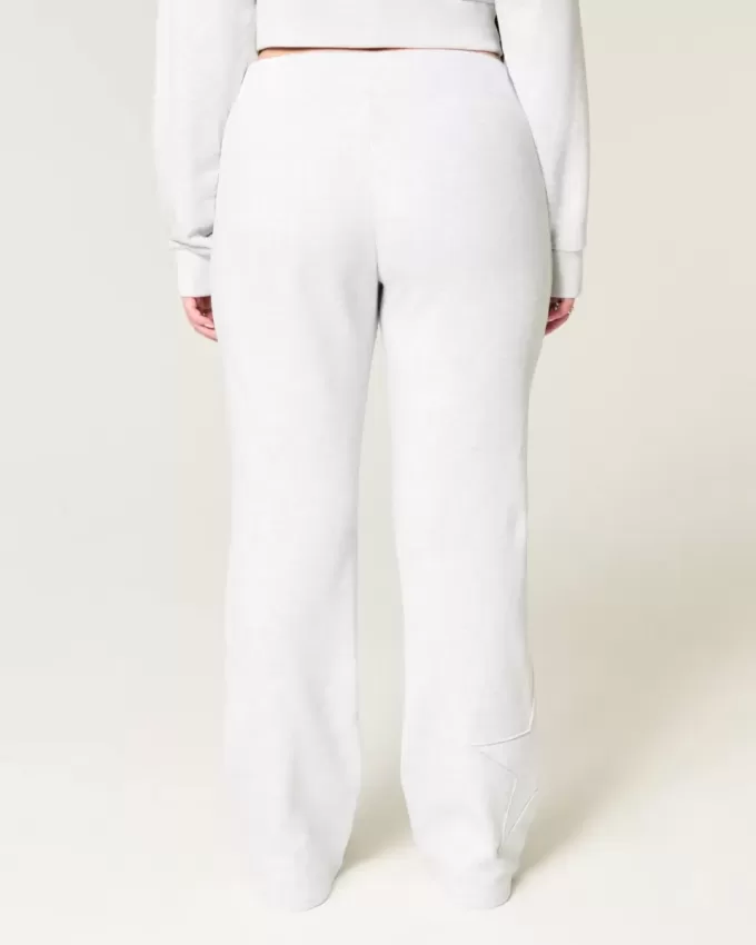 Bootcut-Jogginghose mit Stern-Grafik
