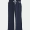 Bootcut-Jogginghose mit Zahlengrafik
