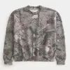 Boxy-Camouflage-Sweatshirt mit Rundhalsausschnitt und Logo Boxy-Camouflage-Sweatshirt mit Rundhalsausschnitt und Logo