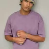 Boxy Crop Heavyweight Washed Crew T-Shirt Boxy Crop Heavyweight Washed Crew T-Shirt