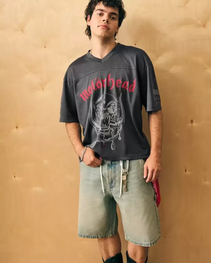 Boxy Crop Motörhead Graphic Jersey Boxy Crop Motörhead Graphic Jersey