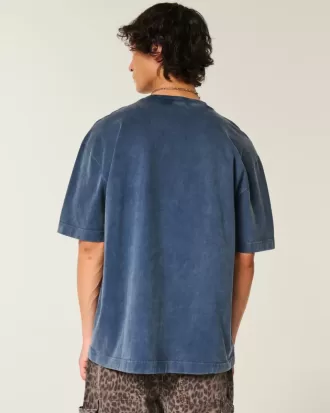 Boxy Heavyweight Athens Grafik-T-Shirt