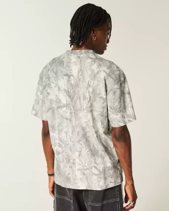 Boxy Heavyweight Camo Dodge Challenger SRT Grafik-T-Shirt Boxy Heavyweight Camo Dodge Challenger SRT Grafik-T-Shirt