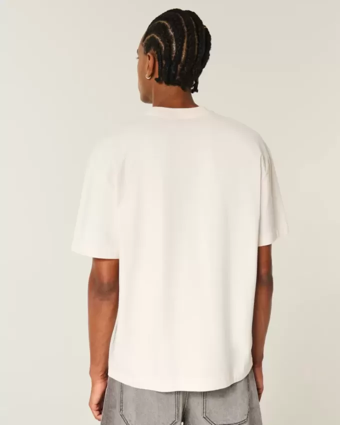 Boxy Heavyweight Heavy Daze Grafik-T-Shirt Boxy Heavyweight Heavy Daze Grafik-T-Shirt