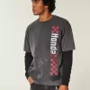 Boxy Heavyweight Honda Grafik-T-Shirt Boxy Heavyweight Honda Grafik-T-Shirt