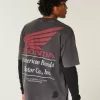 Boxy Heavyweight Honda Grafik-T-Shirt Boxy Heavyweight Honda Grafik-T-Shirt