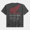 Boxy Heavyweight Honda Grafik-T-Shirt Boxy Heavyweight Honda Grafik-T-Shirt