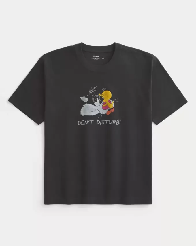 Boxy Heavyweight Looney Tunes Grafik-T-Shirt Boxy Heavyweight Looney Tunes Grafik-T-Shirt