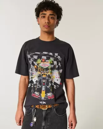 Boxy Heavyweight Oracle Red Bull Racing Grafik-T-Shirt