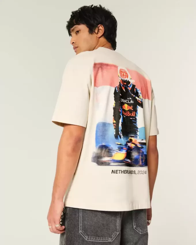 Boxy Heavyweight Oracle Red Bull Racing Grafik-T-Shirt Boxy Heavyweight Oracle Red Bull Racing Grafik-T-Shirt
