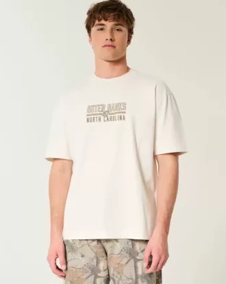 Boxy Heavyweight Outer Banks Grafik-T-Shirt Boxy Heavyweight Outer Banks Grafik-T-Shirt