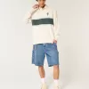 Boxy Heavyweight Rugby-Poloshirt mit Tasmanian Devil-Grafik Boxy Heavyweight Rugby-Poloshirt mit Tasmanian Devil-Grafik