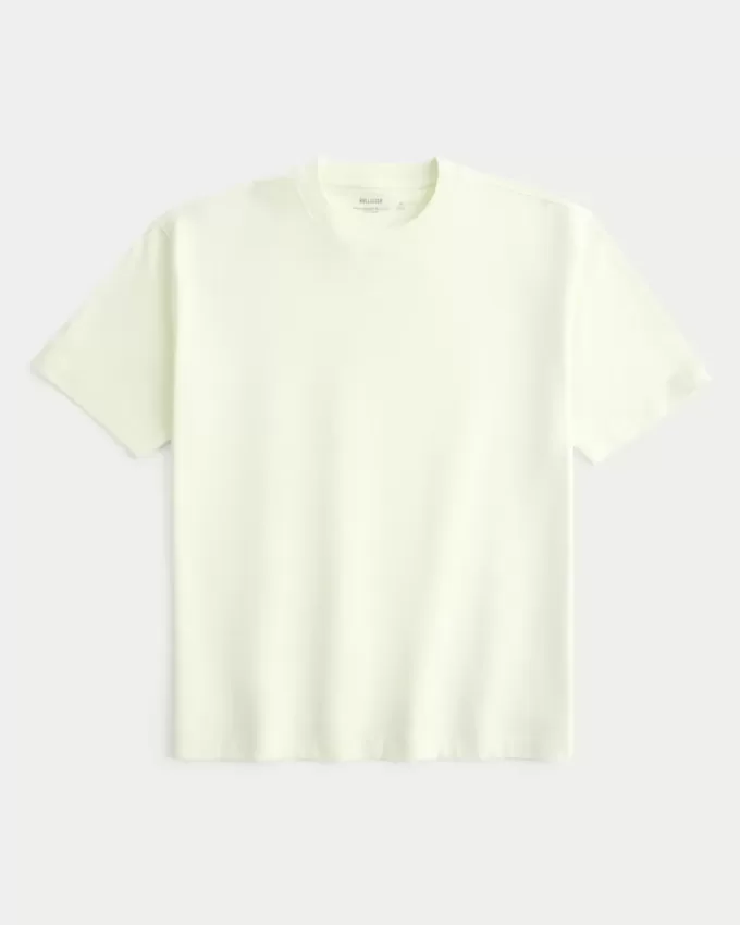 Boxy Heavyweight T-Shirt mit Rundhalsausschnitt Boxy Heavyweight T-Shirt mit Rundhalsausschnitt