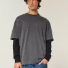 Boxy Heavyweight T-Shirt mit Sterngrafik Boxy Heavyweight T-Shirt mit Sterngrafik