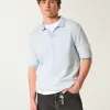 Boxy Kurzarm-Pullover-Polo Boxy Kurzarm-Pullover-Polo