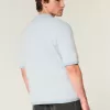 Boxy Kurzarm-Pullover-Polo Boxy Kurzarm-Pullover-Polo
