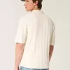 Boxy Kurzarm-Pullover-Polo Boxy Kurzarm-Pullover-Polo