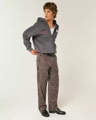 Boxy Oracle Red Bull Racing Grafik-Kapuzenpullover mit Reißverschluss