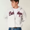 Boxy Providence Rhode Island Grafik-Kapuzenpullover mit Reißverschluss Boxy Providence Rhode Island Grafik-Kapuzenpullover mit Reißverschluss