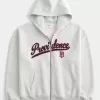 Boxy Providence Rhode Island Grafik-Kapuzenpullover mit Reißverschluss Boxy Providence Rhode Island Grafik-Kapuzenpullover mit Reißverschluss