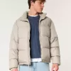 Boxy Pufferjacke mit Reißverschluss