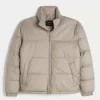 Boxy Pufferjacke mit Reißverschluss