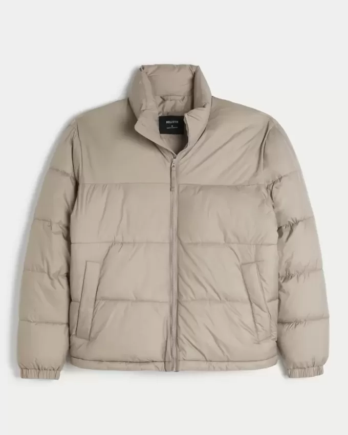 Boxy Pufferjacke mit Reißverschluss
