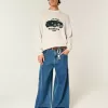 Boxy Racing Graphic Crew-Sweatshirt Boxy Racing Graphic Crew-Sweatshirt