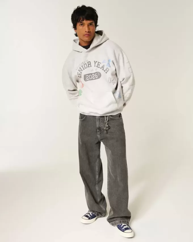 Boxy Senior Year 2026 Grafik-Hoodie Boxy Senior Year 2026 Grafik-Hoodie