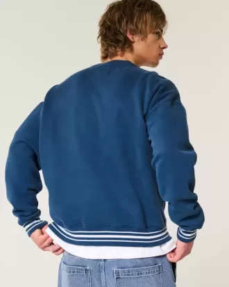 Boxy The Players – Sweatshirt mit Rundhalsausschnitt und Golf-Grafik