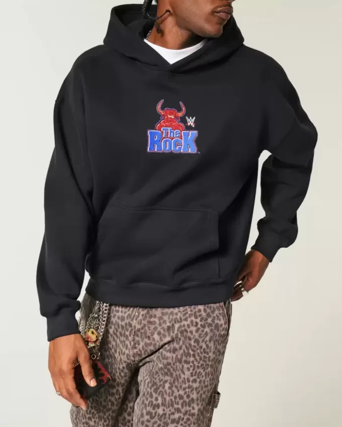 Boxy The Rock Grafik-Hoodie Boxy The Rock Grafik-Hoodie