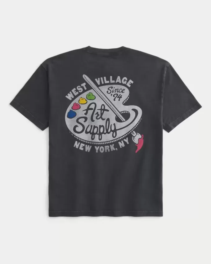 Boxy West Village Art Supply Grafik-T-Shirt Boxy West Village Art Supply Grafik-T-Shirt