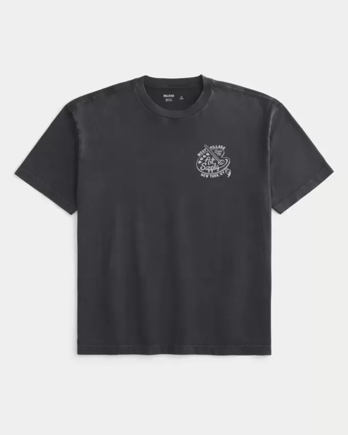 Boxy West Village Art Supply Grafik-T-Shirt Boxy West Village Art Supply Grafik-T-Shirt