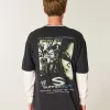 Boxy WWE SummerSlam Grafik-T-Shirt Boxy WWE SummerSlam Grafik-T-Shirt