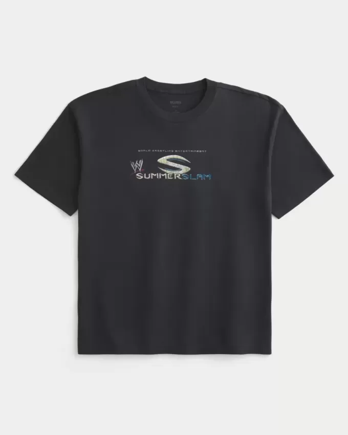 Boxy WWE SummerSlam Grafik-T-Shirt Boxy WWE SummerSlam Grafik-T-Shirt