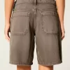 Braune Baggy-Jeans mit niedrigem Bund Braune Baggy-Jeans mit niedrigem Bund