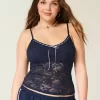 Camisole mit durchgehender Spitze Camisole mit durchgehender Spitze