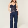 Camisole mit durchgehender Spitze Camisole mit durchgehender Spitze