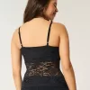 Camisole mit durchgehender Spitze