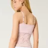 Camisole mit durchgehender Spitze Camisole mit durchgehender Spitze