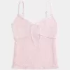 Camisole mit durchgehender Spitze Camisole mit durchgehender Spitze