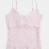 Camisole mit durchgehender Spitze Camisole mit durchgehender Spitze